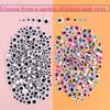 50/100pcs/bag 3D Dolls Activity Eyes DIY Wiggling Moving Eyes Colorful Activity Eyeballs