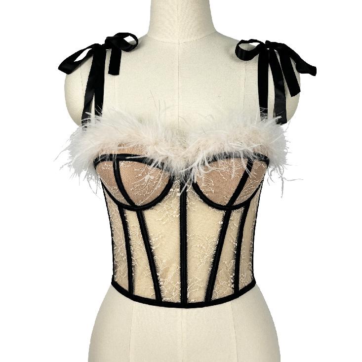 

Корсети, модний та елегантний жіночий одяг 40C/90 бежевий