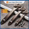 Adjustable Wrench Large Openin Long Handle Universal Spanner with Hex Wrench Carbon Steel Mechanical Workshop Hand Repair Tools