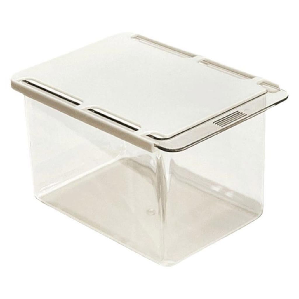Translucent Plastic Container With Sliding Drawers for Dresser Bathroom Arrangement Under Sink