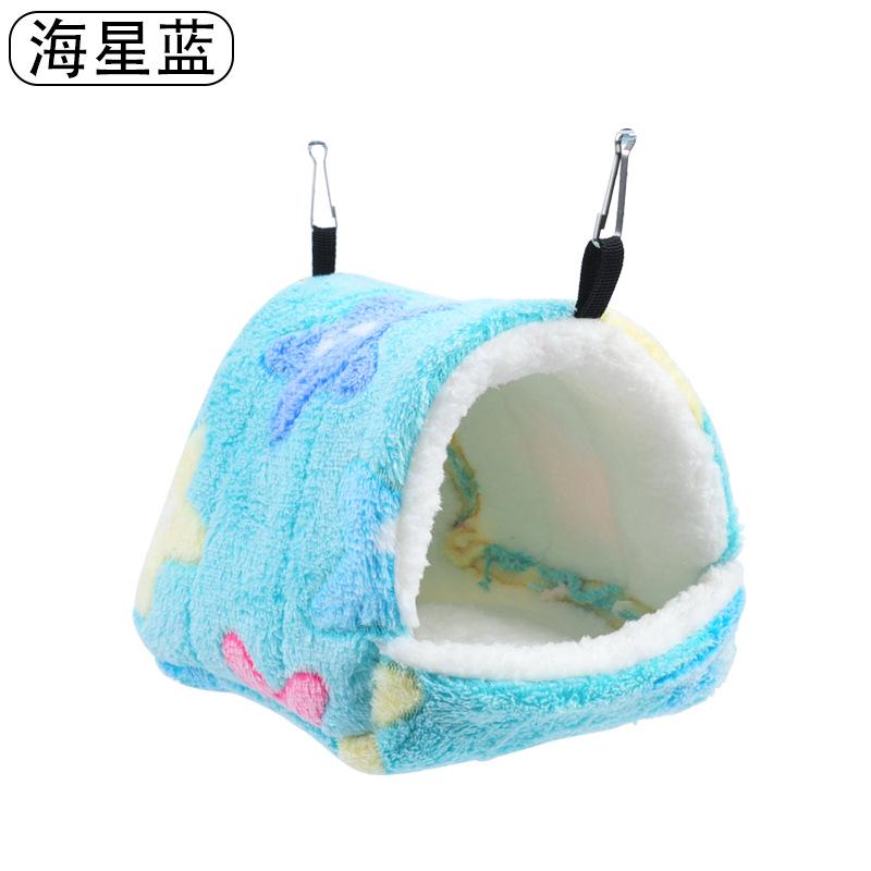 Zuckergleiter Warmes Winter-Baumwollnest Korallen-Samt-Hängematte Kleintierbedarf Eichhörnchen Baumwoll-Hängehöhle