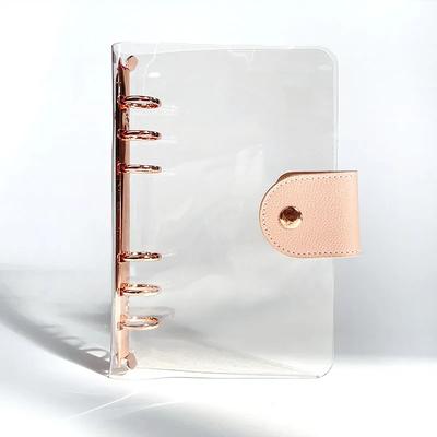 A6 Roségold Loseblattbinder Nur Einband Notizbuchhülle Tagebuch Agenda Planer Papierhülle Schulschreibwaren