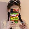 Super Burger Schutz Hülle Exquisite High-End Handyhülle Glas Handyhülle für Samsung Galaxy S26 S25 S24 S23 S22 S21 FE, Ultra, Plus
