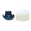 Multipurpose Cowboy Hat Crafting Mould Reusable Silicone for Candle Soap Plasters Decorations X3UC