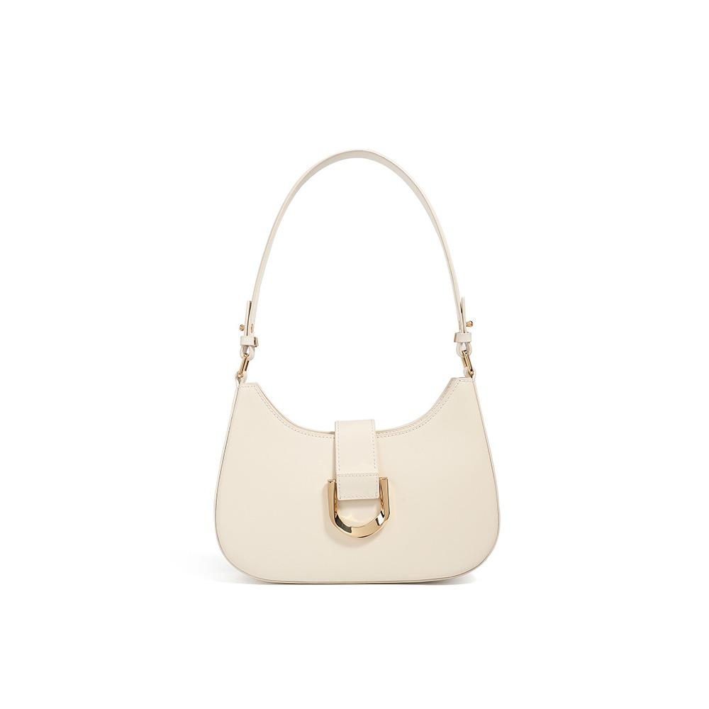 Módní dojíždějící taška přes rameno Hovězí kůže Podpažní taška Texturovaná Všestranná Šikmá přes tělo Dámská taška