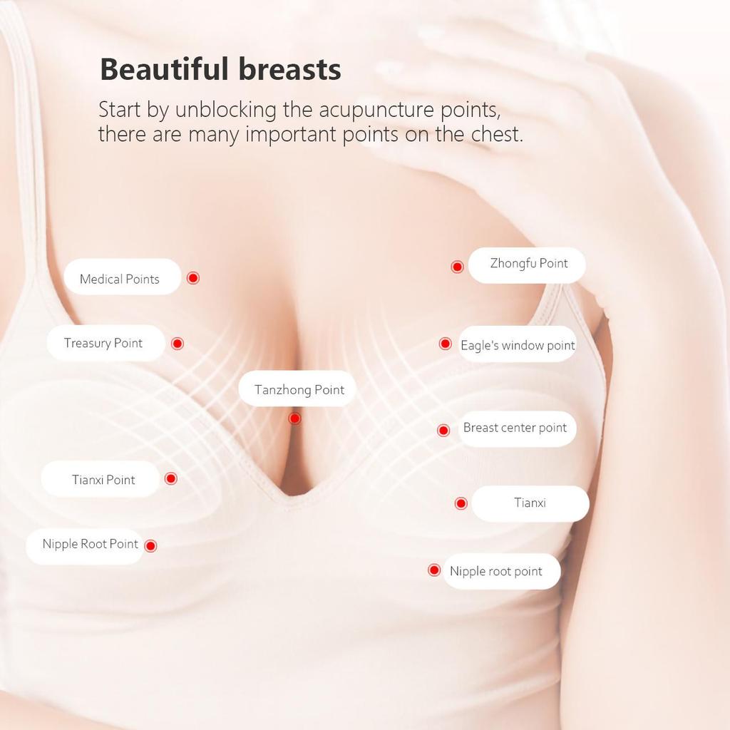 Brustmassagegerät, Brustvergrößerung, Brustpflege-Massagegerät, entworfen für Frauen, Rosa