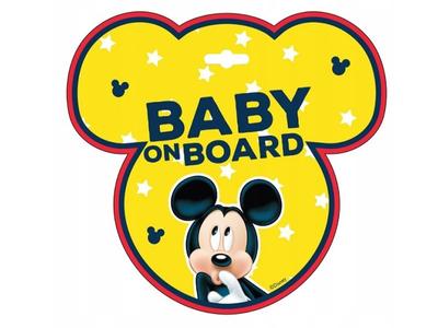 Baby On Board Mickey Board