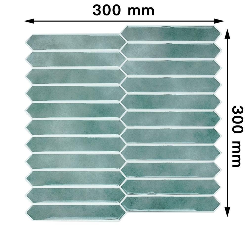 Waterproof Wallpaper 11.8"x11.8" Peel and Stick Backsplash Durable Stick Tile  for Kitchen Bathroom