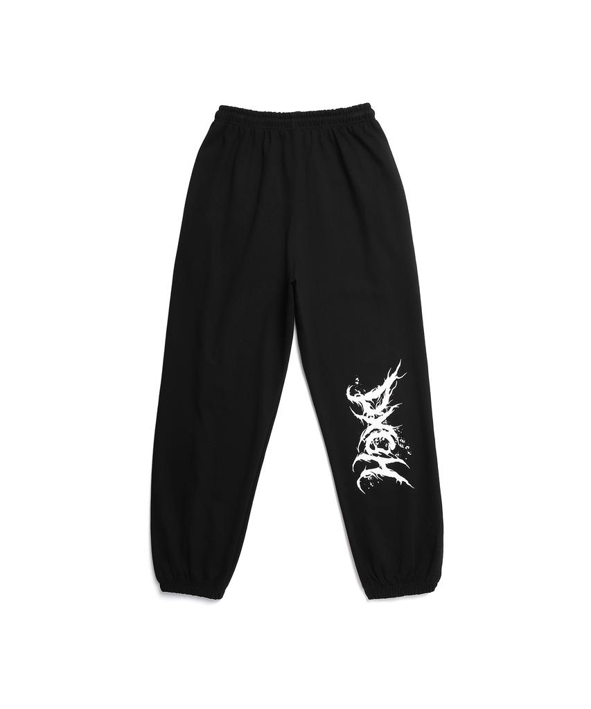 D.XO.H Spring/Summer Bag Street Logo Long Wide Pants Black