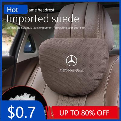 Adesivo de Carro Apoio de Cabeça para Carro Almofada Lombar para Assento Almofada de Pescoço Para Mercedes Benz Classe C Classe E Classe S GLA GLC GLE R-Cl