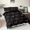 Elephant Print Bedding Set for Kids Adults,Microfiber Duvet Cover Grassland Animal Elephant Giraffe Quilt Cover with Pillowcases