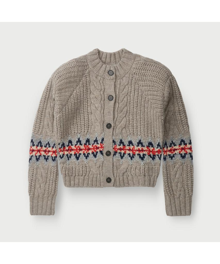 IROWOMEN Garik Over-Shoulder Nordic Cardigan Iowcw25101Bel