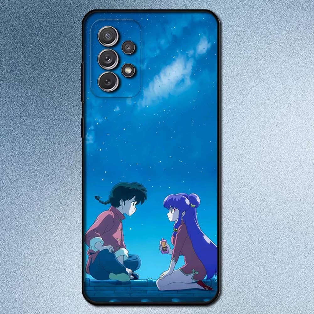 Ranma 1 2 Phone Case For Samsung S25,S24,S21,S22,S23,S30,Ultra,S20,Plus,Fe,Lite,Note,10,9,5G Black Cover