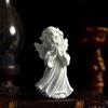 Resin  Angel Figurine Prayer Statue Desktop Ornaments Peaceful