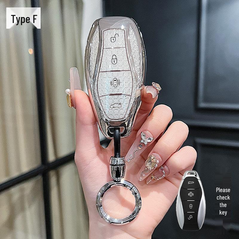 Custom Key Case for Hongqi Models: HS5, H5, H9, EQM5, H6, HS7 - Premium Design for Men and Women