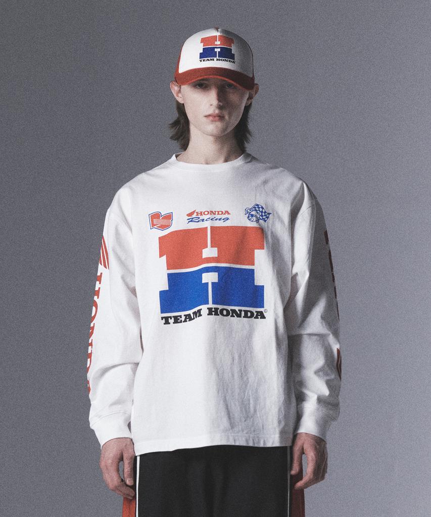 PHYPS MOTORCYCLE H Logo Long Sleeve_White