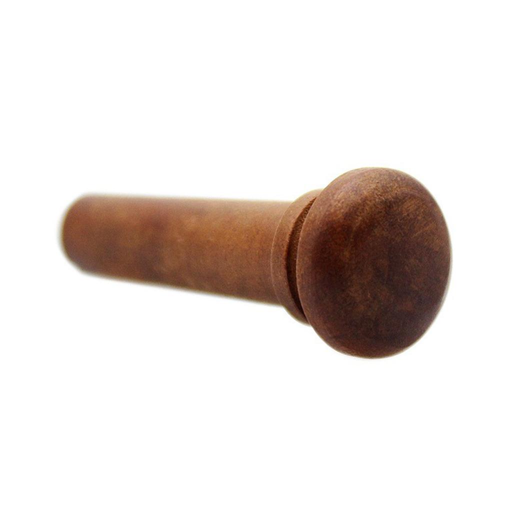 Violin End Nail Button Practical Violin Tail Nail Wooden Tailpiece Screw Endpin for 4/4 3/4 Violin Decked Accessories
