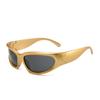 Occhiali da Sole Y2k Punk Lusso Donna Uomo Sport Occhiali da Sole Moda Estate Spiaggia Unisex Specchio Occhiali UV400