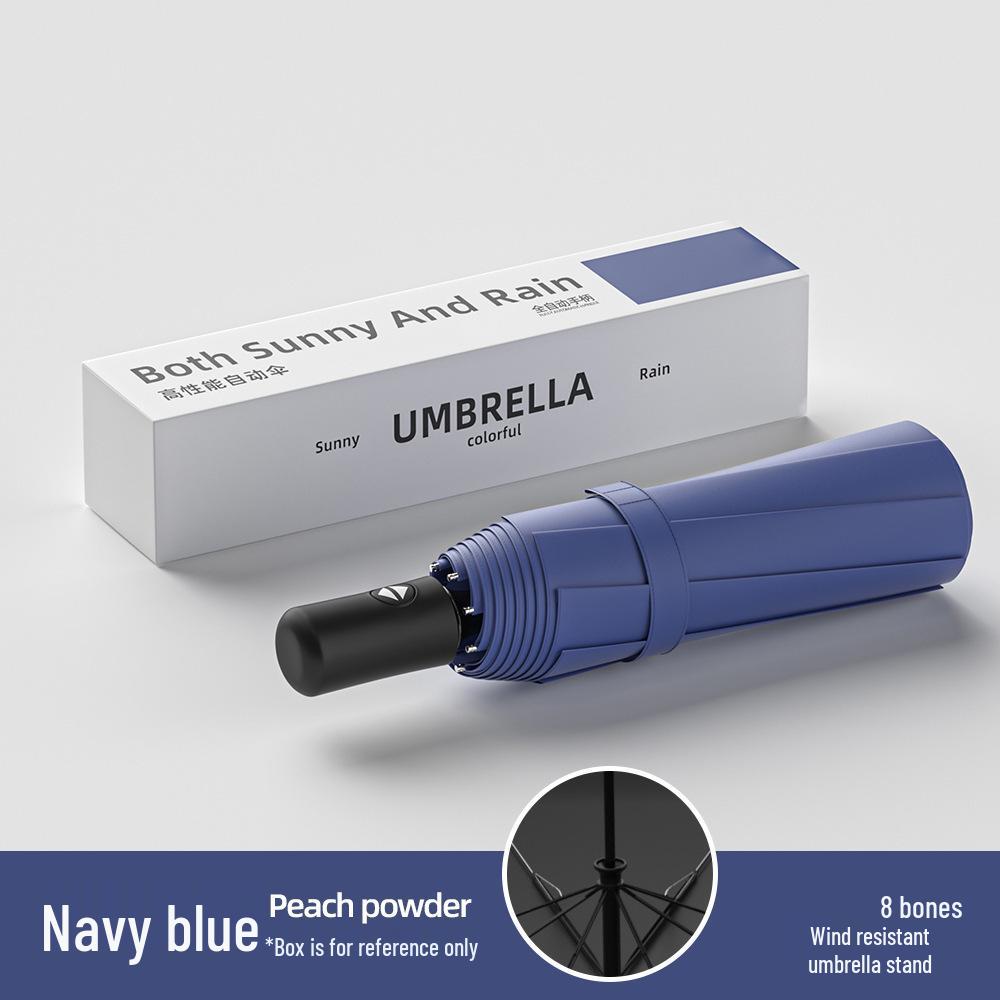 Fully Automatic Dual-Use Sun and Rain Folding Umbrella with Anti-Ultraviolet Sun Protection