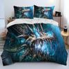 World of Warcraft,WOW ,Game Gamer Comforter Bedding Set,Duvet Cover Bed Set Quilt Cover Pillowcase,king Queen Size Bedding Set