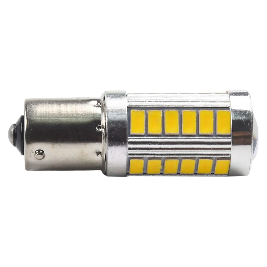 Light Bulbs Turn Signal LED 581 BAU15S Easy Installation REAR INDICATOR TURN SIGNAL 33LED 4pcs PY21W YELLOW Brand New