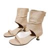 Fashion 2025 Summer Open Toe All-Match  Female Sandal High Heels Sale Of Women's Shoes Large Size Peep Girls High-heeled Gladiator  New