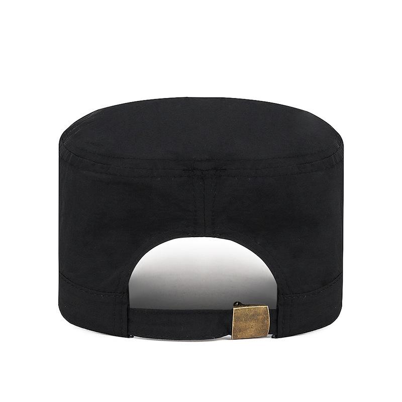 Men's Quick-Dry Breathable Flat-Top Sun Hat for Outdoor Sports & Hiking