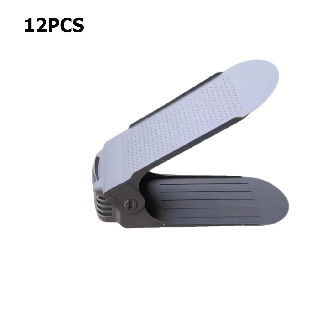 Space Saving Helper.Adjustable Height Space Saving Shoe Rack/Shoe Storage Rack/Double Layer Shoe Holder Storage Rack/Shoe Slot/Slippers Storage Rack
