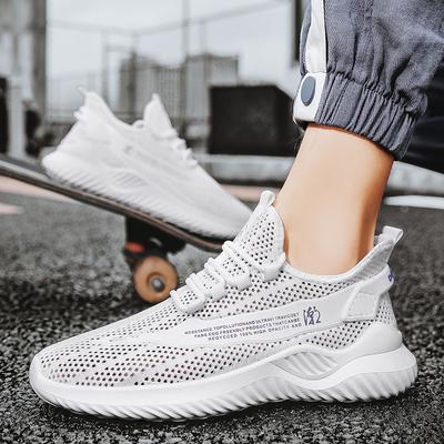 Classic Casual Sports Shoes for Men  Spring and Summer Best-selling Mesh Breathable Men's Shoes Lace Up New Trendy Shoes