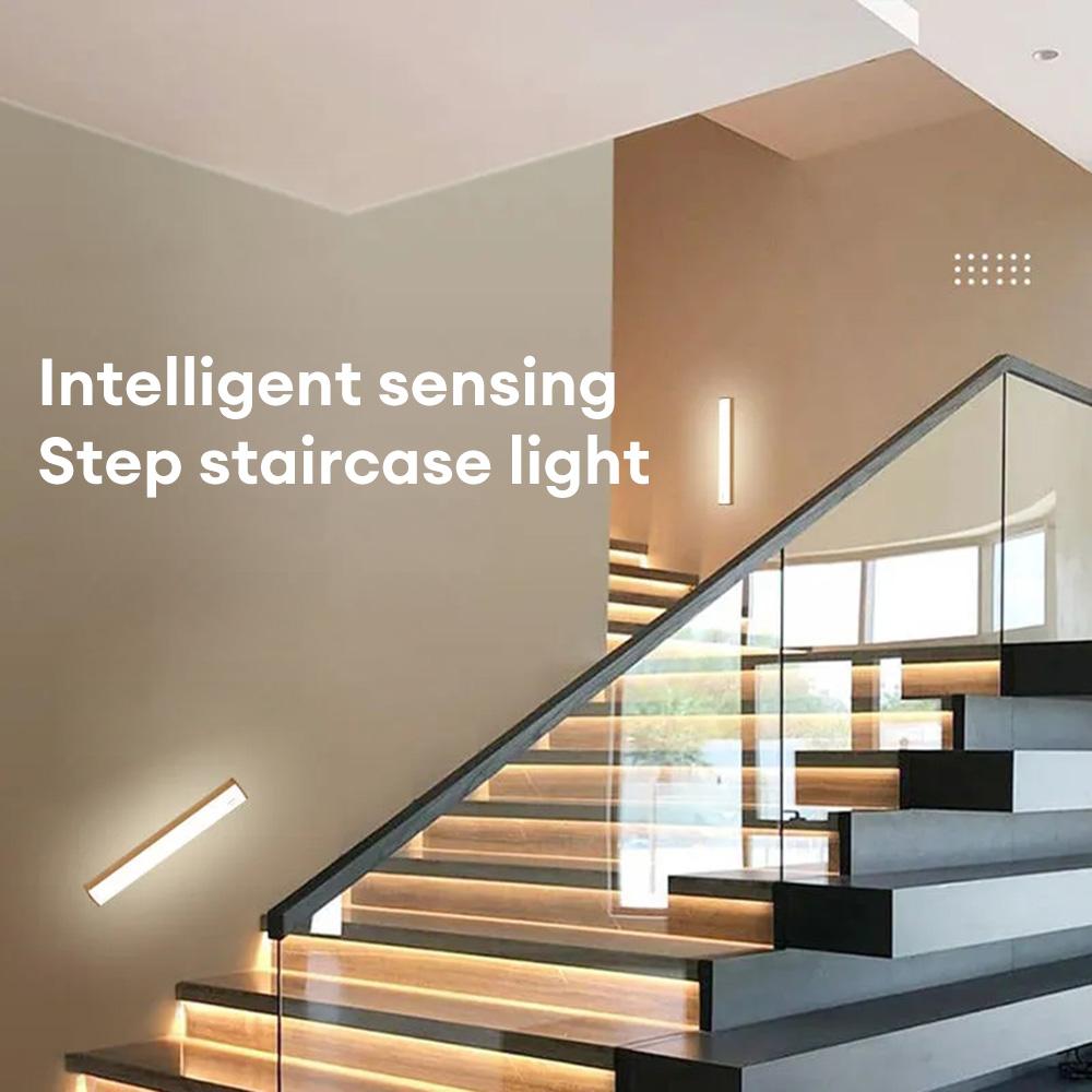 PIR Motion Sensor LED Cabinet Light 10CM/20CM/30CM USB Rechargeable LED Under Magnetic Night Led Night Sensor