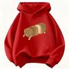 Kapuzenpullover Fat Bread Cat Design Kinder-Sweatshirt Niedlicher Hoody für Jungen Mädchen Freizeit-Hoodies Frühling Y2k Hoodies