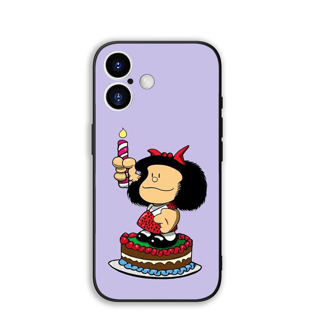 for Samsung Galaxy Note 20 Ultra 10 8 9 S10 Plus Lite S8 A70 A24 A25 S10E A21S A37 A57 A51 A7 Case Poster M-Mafaldas Cartoon