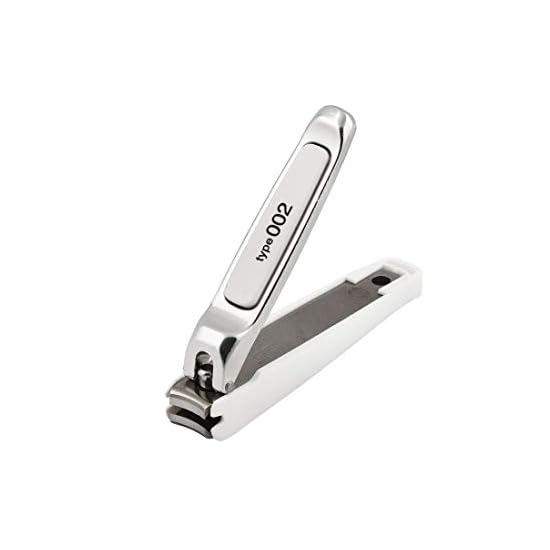 KAI Nail Clipper Type002 S White, Curved Blade, Made In Japan, KE0125