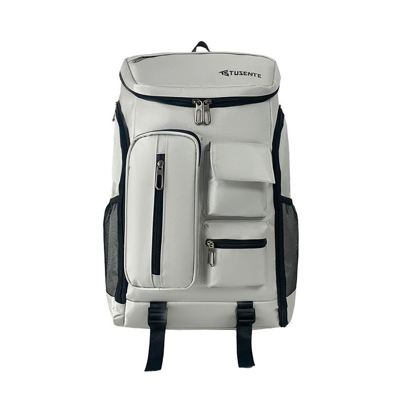 

Сумка для бадминтона, рюкзак унисекс, многофункциональная молодежная спортивная школьная сумка большой емкости светло-серый