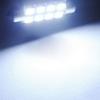 2 szt. 36mm samochodowa żarówka do wnętrza samochodu 8LED SMD czysta biała żarówka kopułkowa Festoon