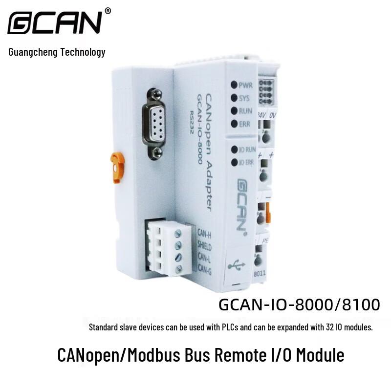 GCAN CANopen Remote I/O Module -8000 Series