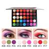Beauty Glazed 35-Color Eyeshadow Palette: Eyeshadow Palette with Pearl/matte Finishes, Translucent, Moisturizing Ingredients, Western Style, Portable,