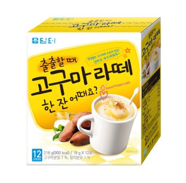 

Korean Roasted Sweet Potato Latte – DamTuh 12 Sachets 1 box