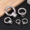 304 Stainless Steel Japanese Eye Nuts M6 M8 M10 M12 M16 Lifting Rings Marine-Grade Hardware Rigging Hoisting Industrial