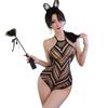 Long Night Temptation Netzbody - Sexy Erotische Durchsichtige Dessous Nachtwäsche für Frauen