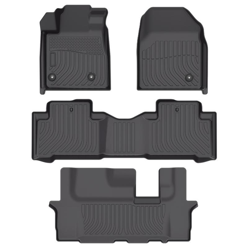

3D TPE Rubber Car Floor Mats For 2009-2015 Honda Pilot All Weather