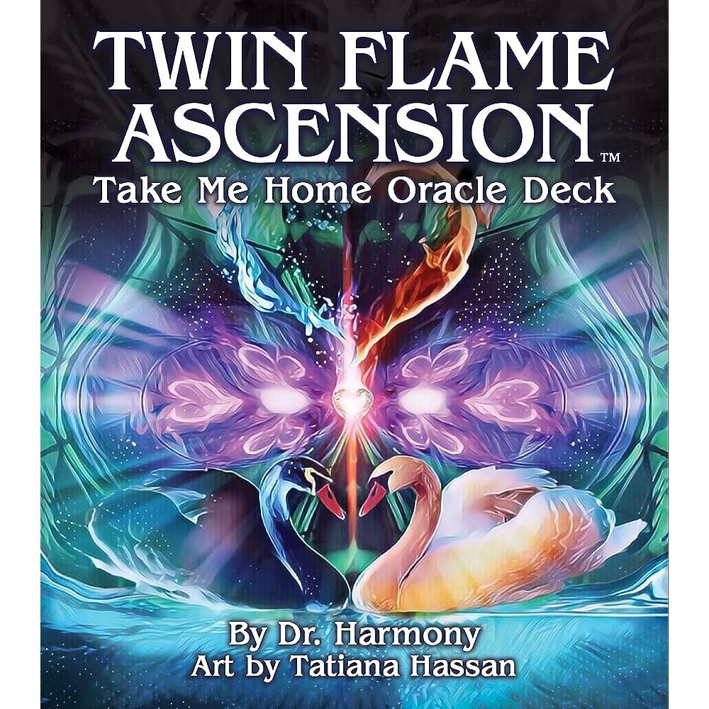10.4cm X 7.3cm Twin Flame Ascension Take Me Home Oracle Deck A 55-card Deck