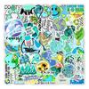 50 Eco-Friendly Graffiti Stickers for Cars, Motorcycles, Phones, and Skateboards