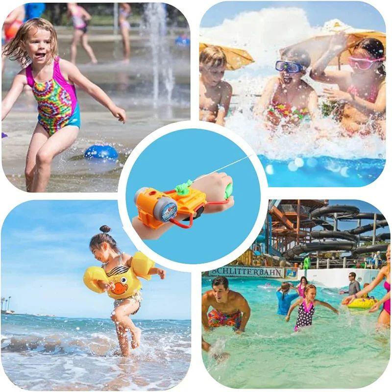 Wrist Squirt Water Guns Toy For Fighting Game In Swimming Pool Beach Outdoor Summer Water Guns For Boy And Girl Ages 3 Years+