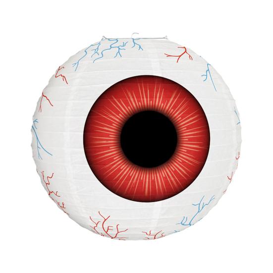 Halloween Paper Eyeball Lantern Scary Giant Eye Hanging Lantern Spooky Ceiling Decoration for Halloween Party Supplies