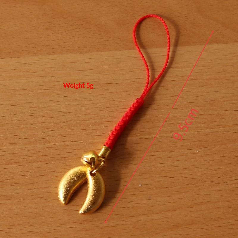 Chinese Lucky Gold Plated Fortune Pendant Charms With Auspicious Blessing For Spring Festival Gifts Wallet Decor Souvenirs