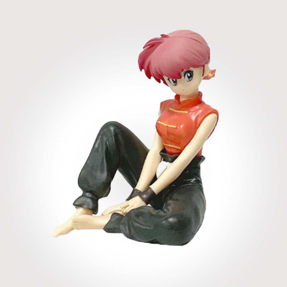 Nieuwe Ranma ½ Ranma Saotome Anime PVC Actiefiguur Poppenmodel Zittende Houding Ranma Saotome Verjaardagscadeau