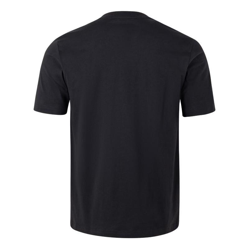 Adidas Sports Lifestyle Series Brand Logo Simple Round Neck Breathable Short Sleeve T-Shirt Men Tops Black JY8562