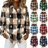 Women's Christmas Print Cardigan Long Sleeve Casual Top