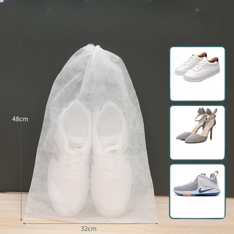 Anti-yellow Bag Shoe Storage Bag, Shoe Cover, Non-woven Fabric Moisture-proof Shoe Bag, Disposable Dust-proof Shoe Cover for White Shoes